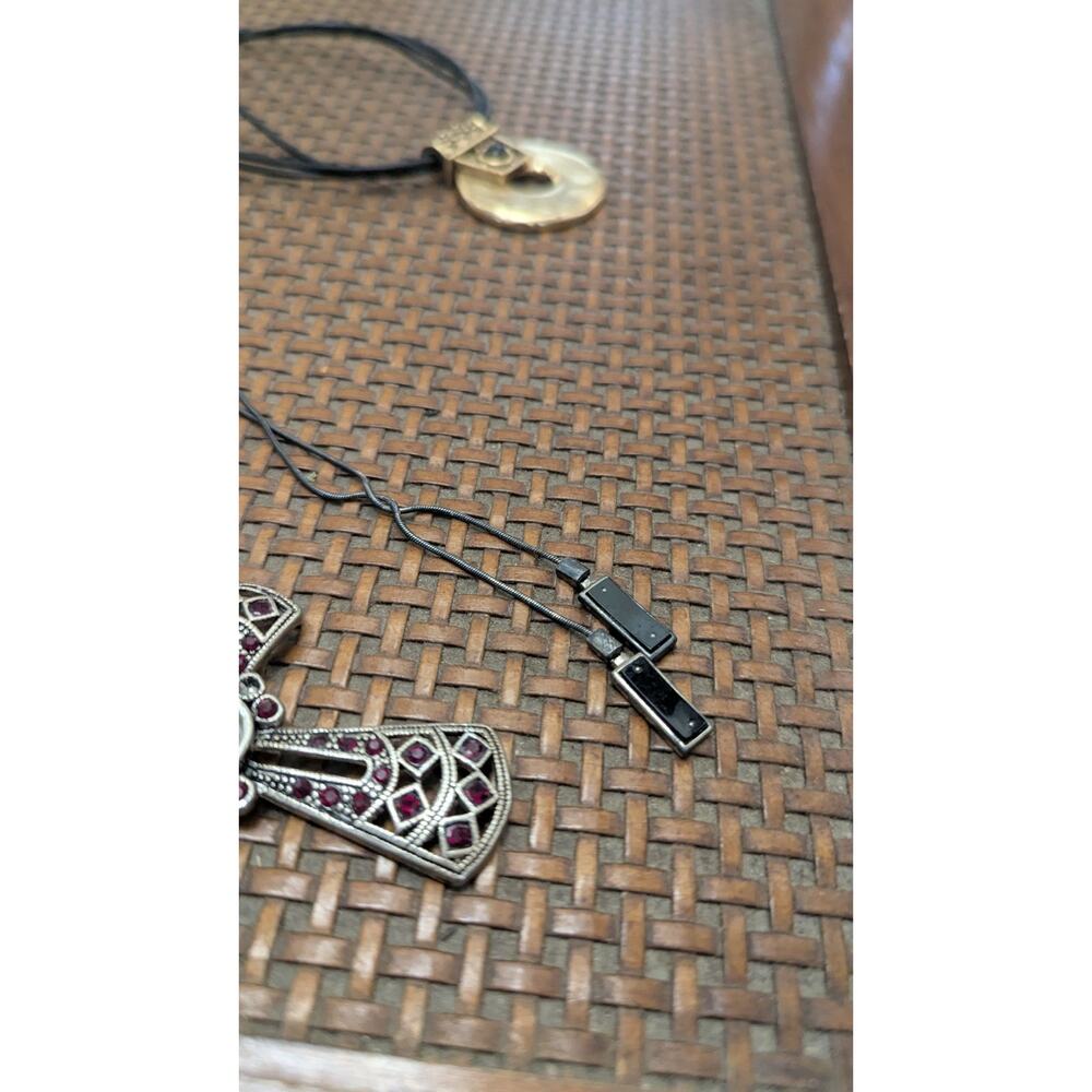 Vintage & Modern Jewelry Lot 5pc - Monet, Chico’s, Express, Cross, Boho, Retro - Picture 3 of 9